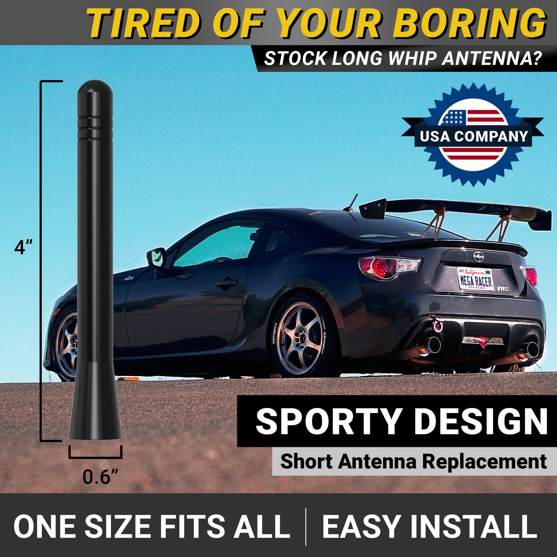 4" Aluminum Antenna
