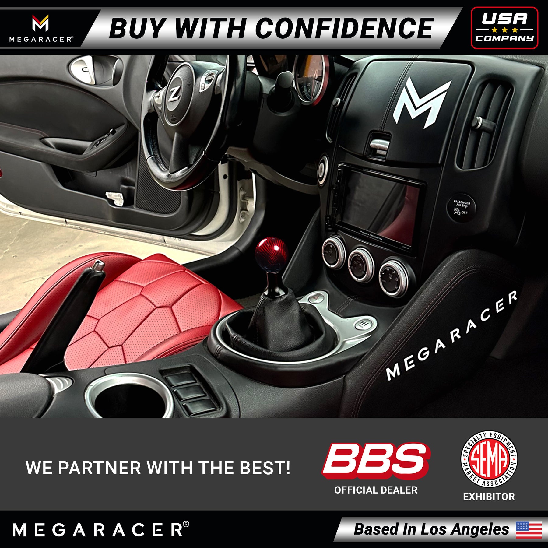 100% Carbon Fiber Round Shift Knob