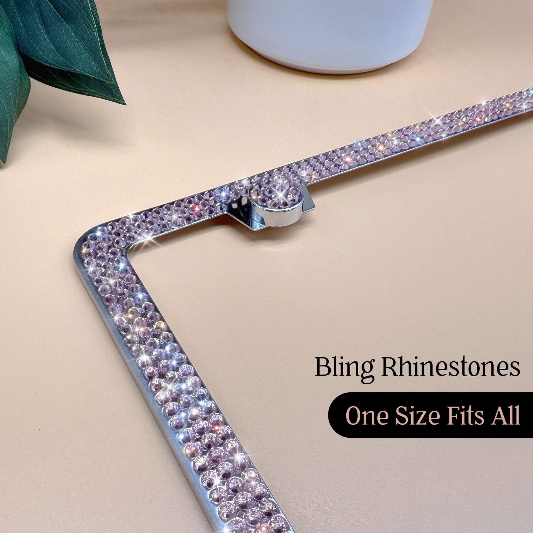 Pink Bling License Plate Frame