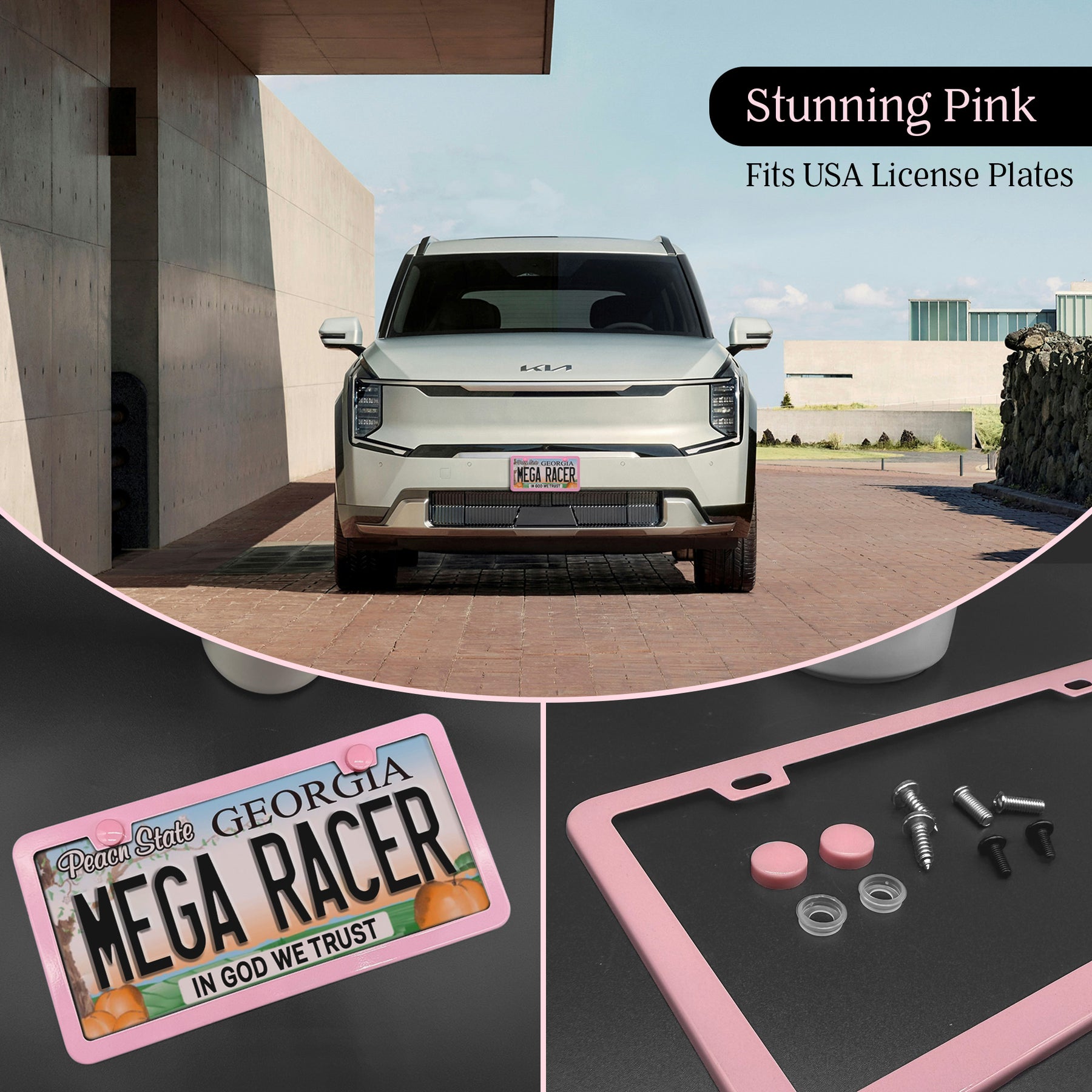Pink License Plate Frame