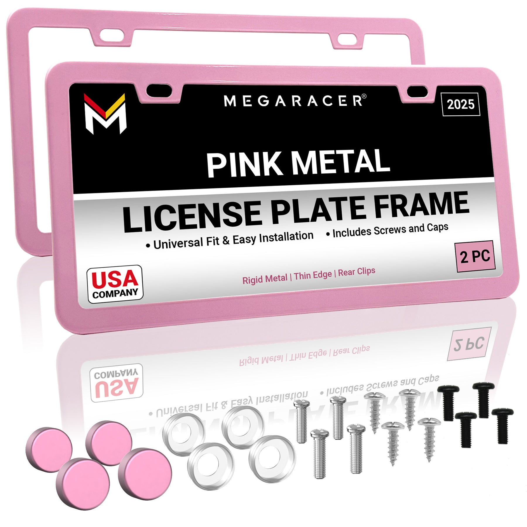 Pink License Plate Frame