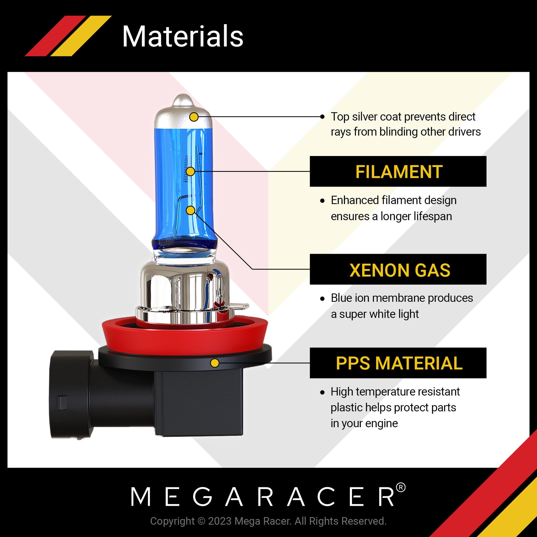 halogen headlight bulbs car headlight automotive replacement bulbs xenon