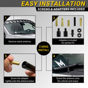 4" Aluminum Antenna