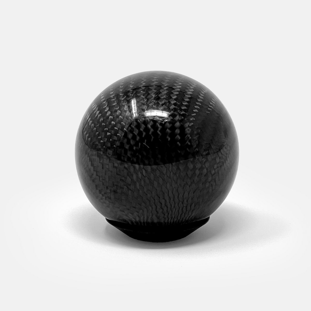 100% Carbon Fiber Round Shift Knob