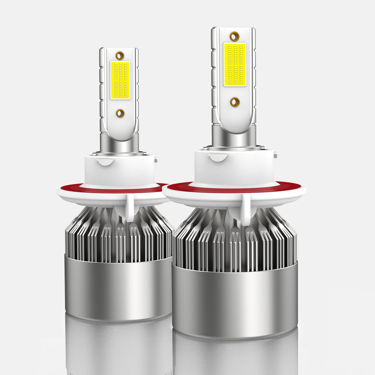 c6 led headlight bulbs 9008, H13 LED bulbs automotive headlight led chips halogen replacement