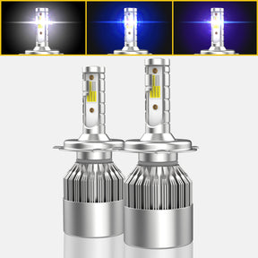 c6s color changing led headlight bulbs automotive headlight headlamp halogen replacement H4, 9003, HB2