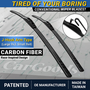 CarGoods Carbon Fiber Windshield Wiper Blades
