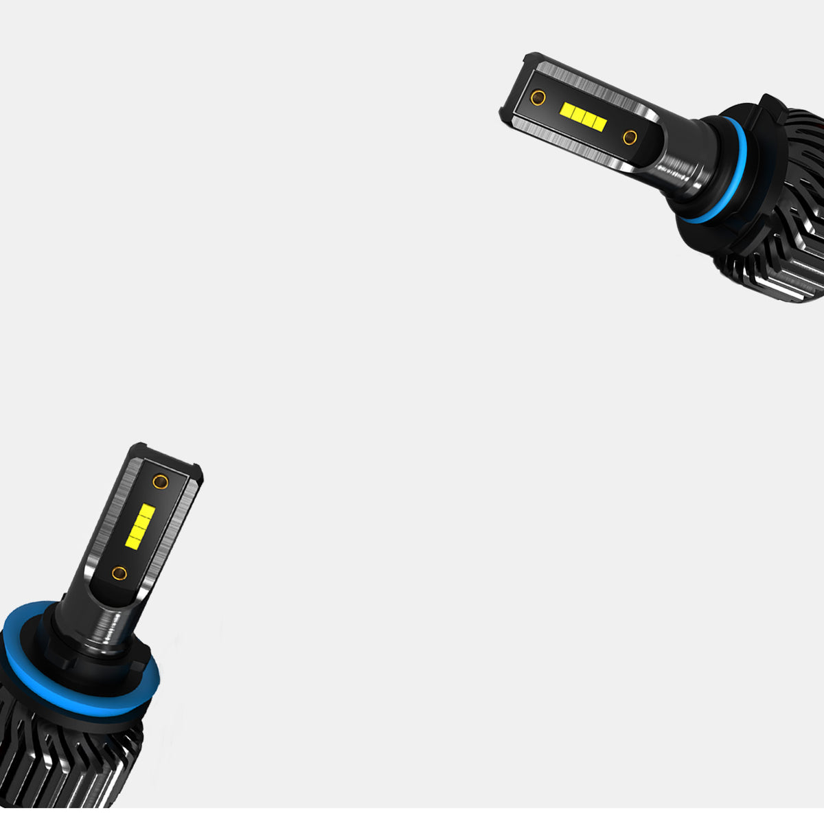 New Gen automotive LED headlight bulbs halogen replacement bulbs 6000K car headlamp low beam high beam fog light 