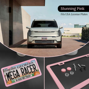 Pink License Plate Frame