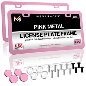 Pink License Plate Frame