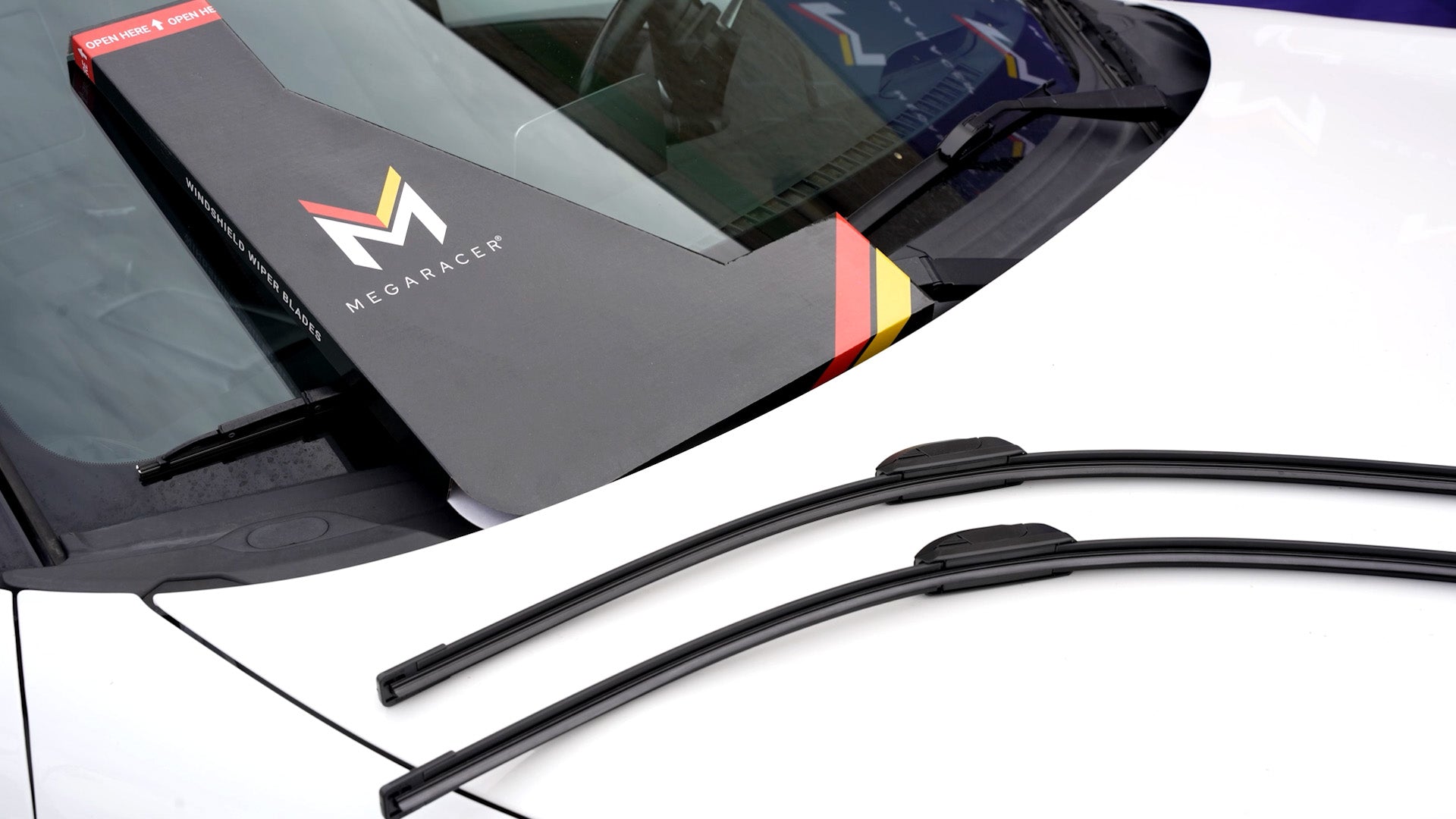 mega racer J-hook all season windshield wiper blades natural rubber easy installation video j hook arm type install