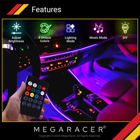 RGB underglow led lights for car led lights interior ambient lighting