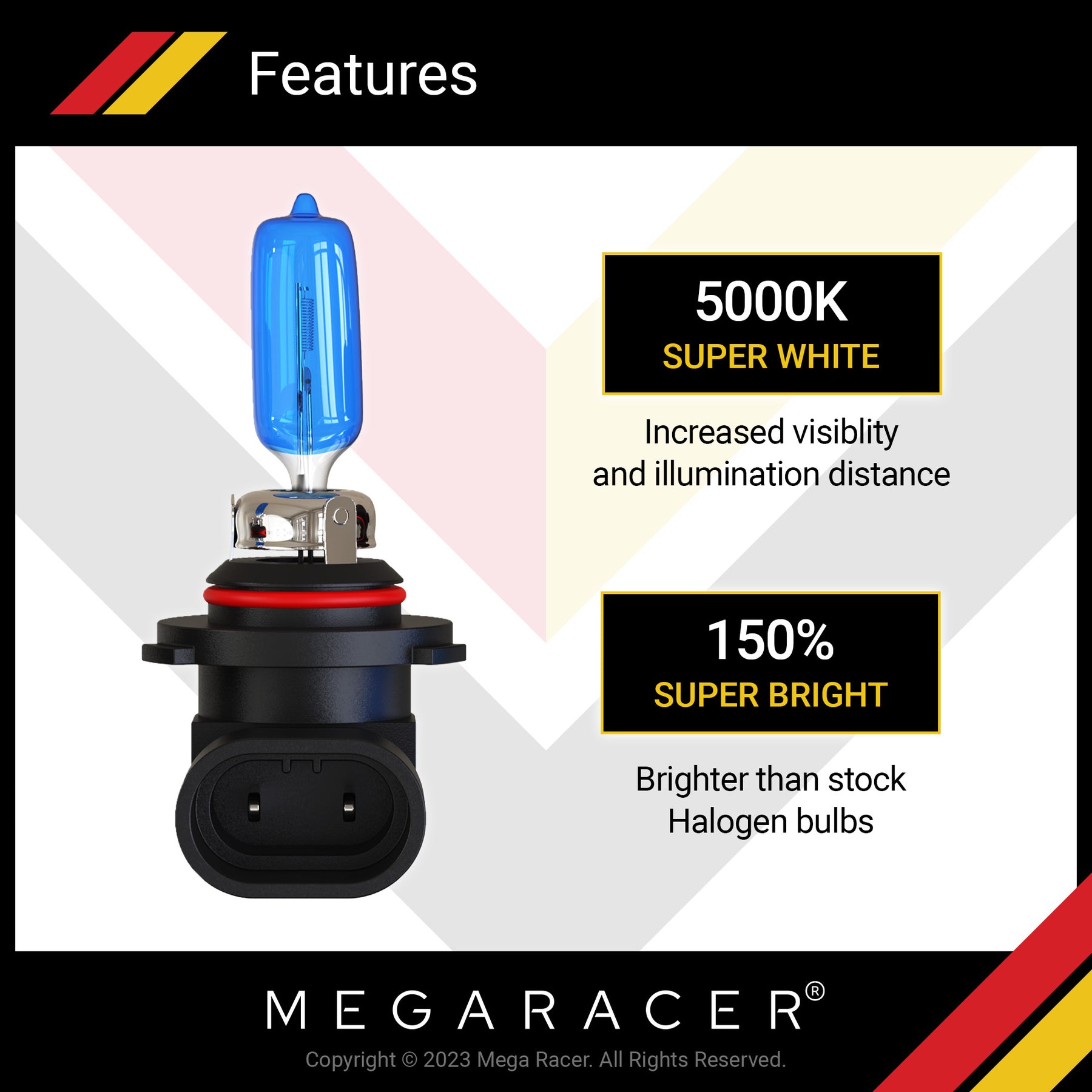 halogen headlight bulbs car headlight automotive replacement bulbs xenon