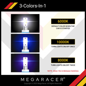 c6s color changing led headlight bulbs automotive headlight headlamp halogen replacement 9006, HB4
