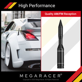 rocket shape car antenna for truck replacement stubby short mast radio silverado sierra f150 antennas accessories