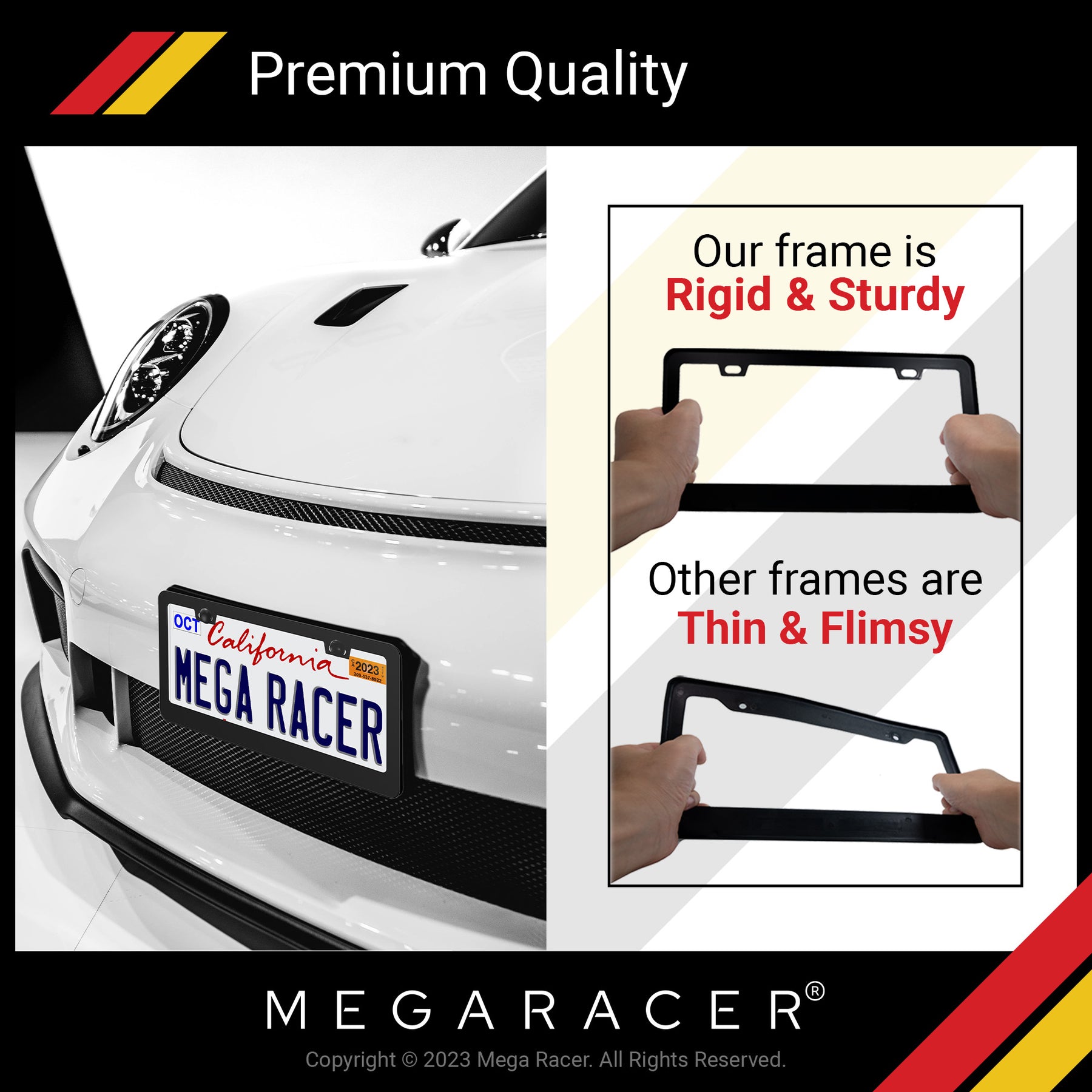 black license plate frame license plate frames for men car matte covers marco para placas de carro