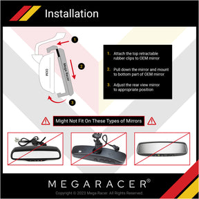 Car interior accessory rear view mirror interior car mirror blind spot check wide angle mirror